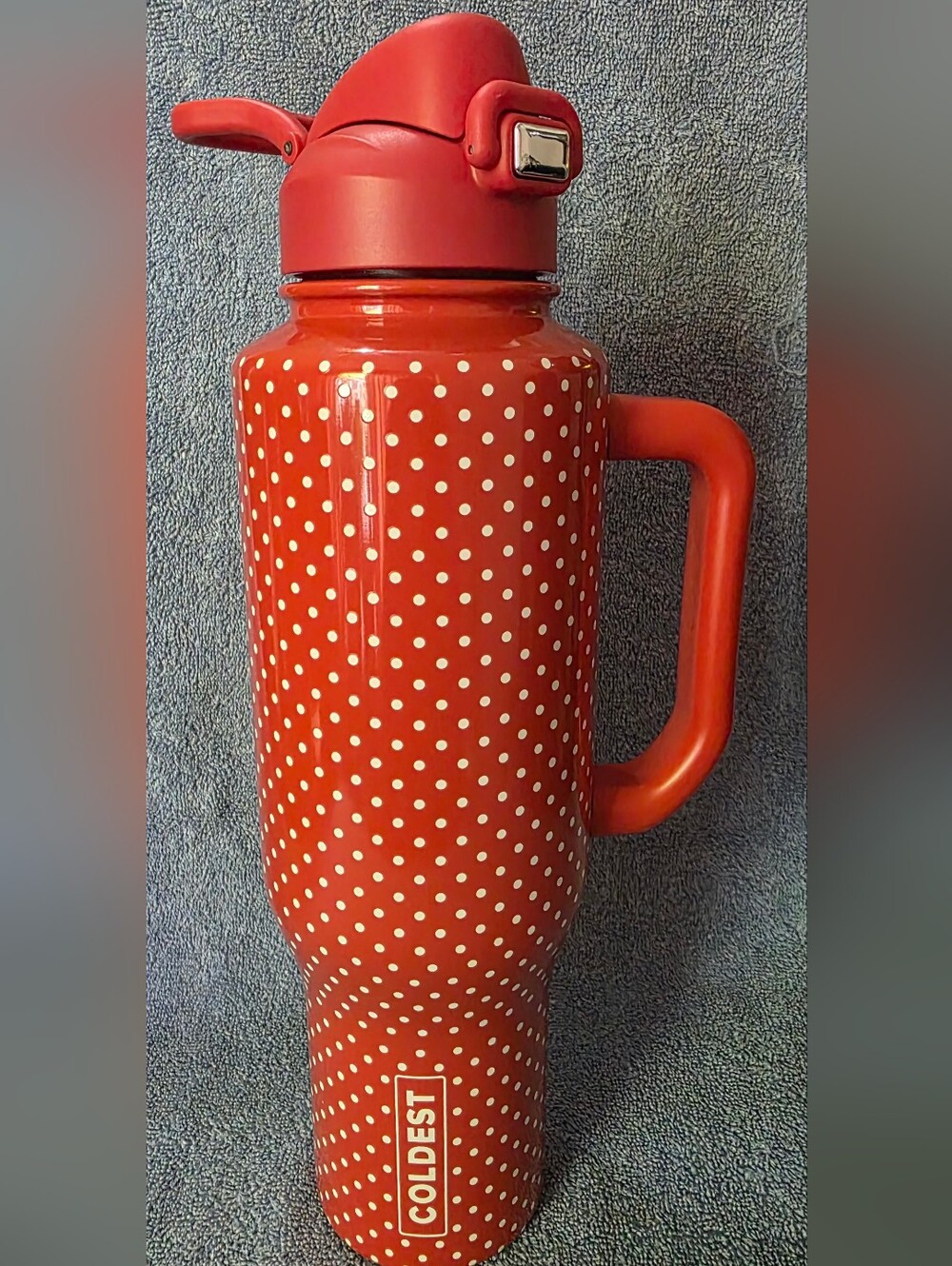 460z Coldest Insulated Water Bottle with Handle- Red Dress
